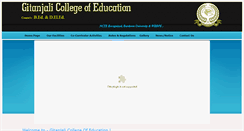 Desktop Screenshot of gitanjalicollegeedu.org